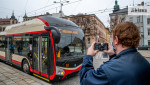 Jihlava - Po posledn jzd pedal trolejbus svmu synovi